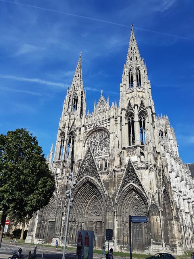 Le Velours Des Gantiers, Confort Et Hospitalite En Plein Centre Historique Rouen Bagian luar foto